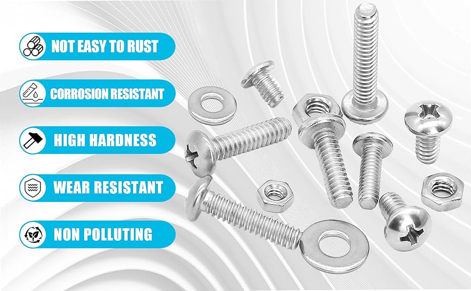 Screws Bolts and Nuts Assortment Kit