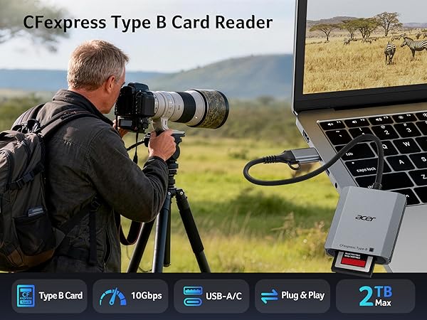 cfexpress type b card reader