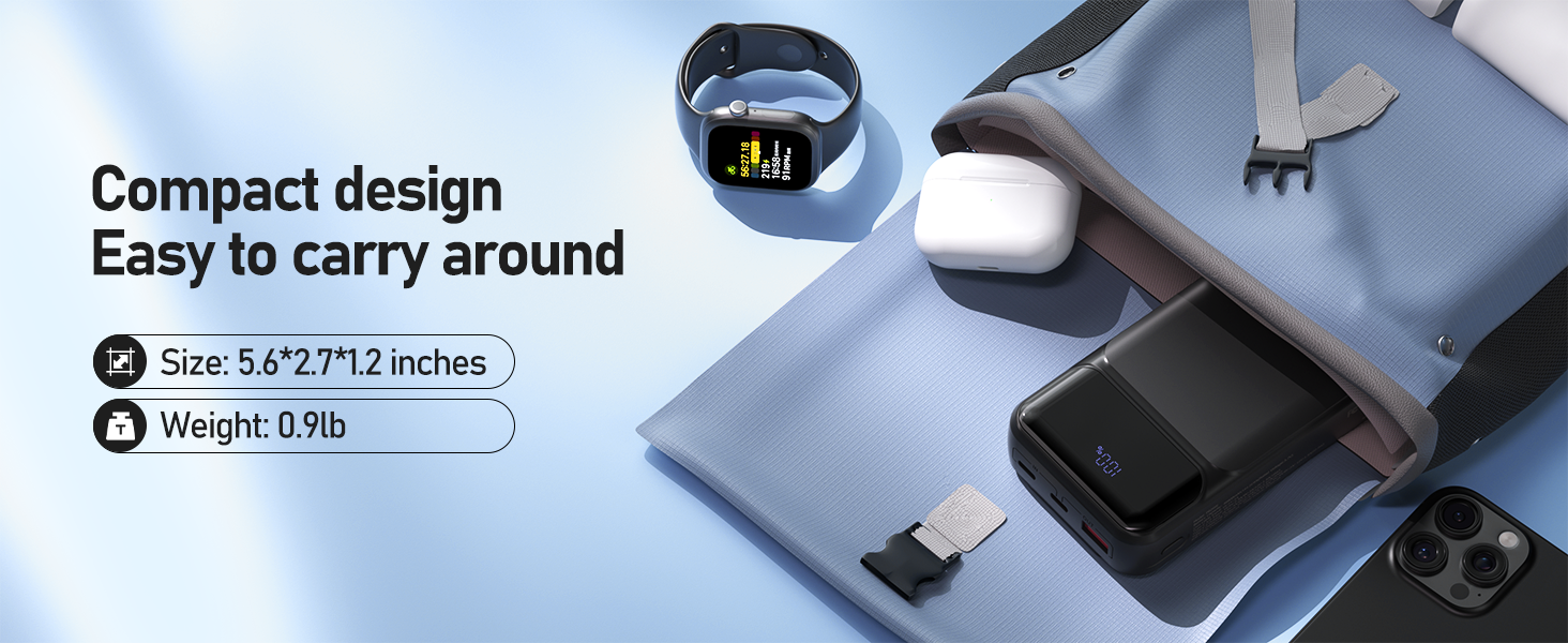 travel essentials,power bank fast charging,portable charger usb c,power bank for iphone,FamilyGift