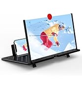 20" Screen Magnifier,3D HD Mobile Phone Magnifier Projector Screen Enlarger for Movies, Videos, a...