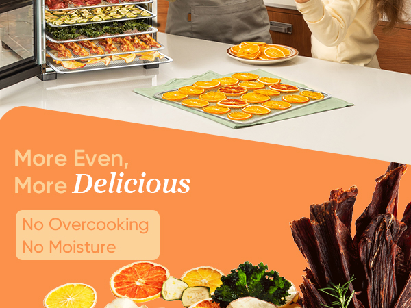 No overcooking &amp;amp;amp; No moisture