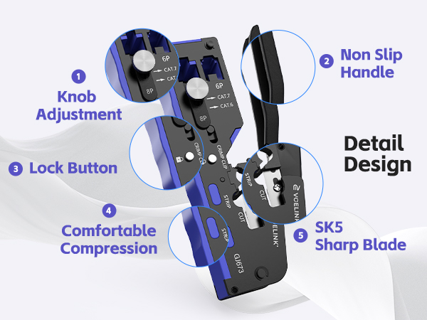 SK5 Multi-Tool Precise Crimping and Neatly Trimming