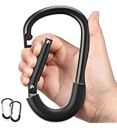 SURDOCA Stroller Hooks, 2Pcs Large Stroller Hooks for Bags, Universal Stroller Clips and Hooks, M...