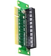 WLGQ PCIE X8 Male to Female Riser Card, PCI Express PCI-E 8X Left 90 Degree Adapter,Suitable for ...