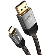 Zeskit Maya Series USB-C to DP Cable 6ft DP 1.4 8K60 4K120 1080P240