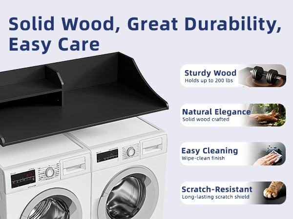 washer dryer countertop
