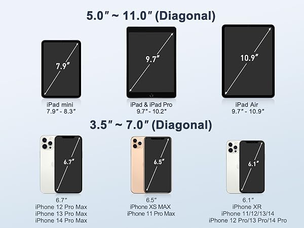 Long Arm Aluminum Tablet Stand