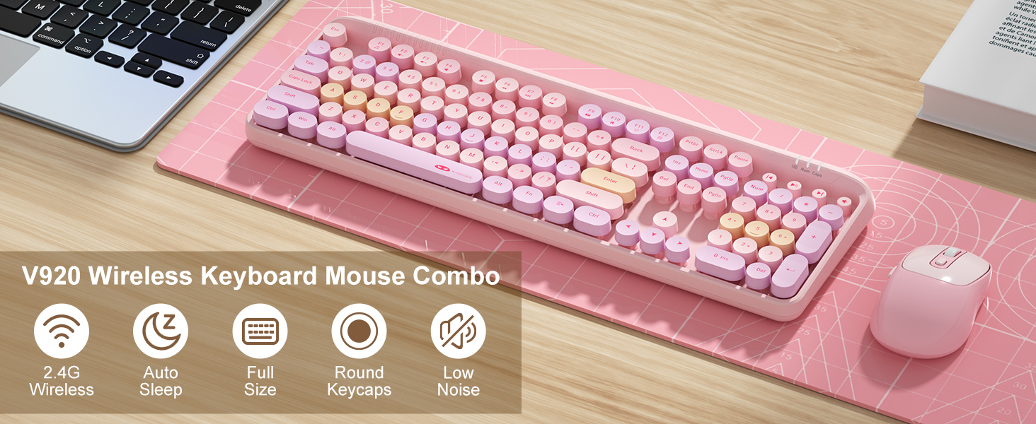 V920 Wireless Keyboard Mouse Combo