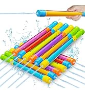 Water Gun Squirt Toys for Kids Adults: 12 PCS Outdoor Blaster Water Guns for Kids Age 3-4-5-8-12 ...