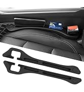 CGYISOL Car Seat Gap Filler 2-Pack, Universal Car Seat Gap Filler Organizer, Seat Gap Plug – Fill...
