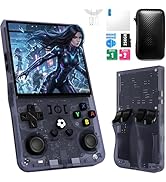 R36MAX Handheld Game Console, 40000+ Games Retro Gaming Console, 256GB TF Card Mini Retro Video C...