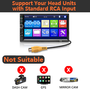 backup camera back up reverse camera rear view rca rv truck cars pickup universal aftermart