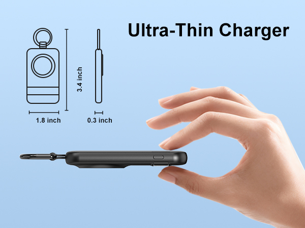 Portable Charger for Apple Watch Fast Charging iWatch working Camping Travel Essentials Accessories