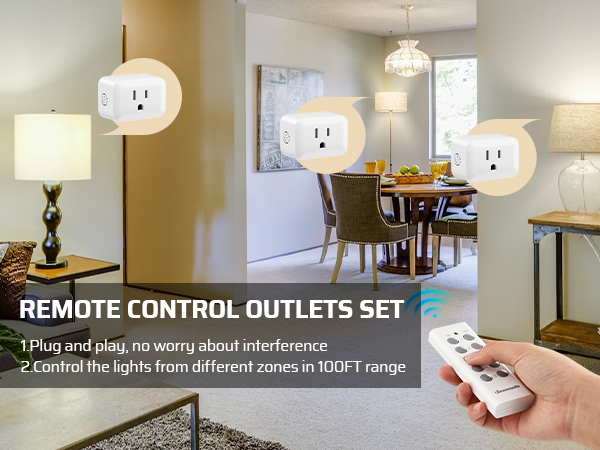wireless remote control outlet