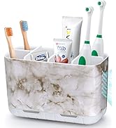 Boperzi Electric Toothbrush Holder for Bathroom Organizer Countertop, Detachable Anti-Slip Toothp...