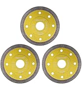 TOOLEAGUE 4 Inch Diamond Saw Blade, Super Thin Tile Blade, Diamond Cutting Wheel for Cutting Porc...