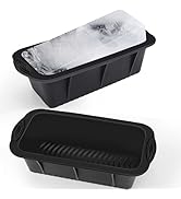 AIERSA Extra Large Ice Block Mold,2Pcs Large Ice Molds for Ice Bath,Silicone Ice Cube Molds for C...