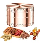 2.5'' Grinder Spice Grinder Kitchen Tools Sharp Teeth for Fine Grinding Rose Golden
