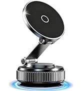 Vacuum Magnetic Car Phone Holder 360° Strongest 120LBS Ultra Suction Cup Phone Mount for MagSafe ...