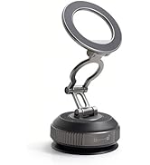 Vearstie 3-in-1 Magnetic Phone Holder: Vacuum Suction for Car, Foldable for Travel, Strongest Gri...
