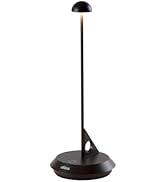 UBIQUA Cordless Table Lamp - LUME, Geometric Light Sculpture, Magnetic Charging, Adjustable Light...
