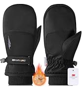 rivmount Kids Winter Ski Snow Cold Weather Gloves Mittens Warm Waterproof Windproof Touchscreen f...