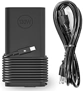 130W USB-C Laptop Charger fit for Dell XPS 15 9500 9510 9520 XPS 17 9700 9710 9720 9730 Precision...