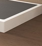 Lutown-Teen 10 Inch King Box Spring High Profile, Heavy Duty Metal Box Spring Bed Base with Fabri...