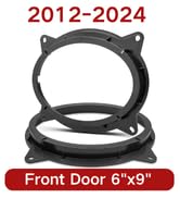 RED WOLF 6" x 9" Front Door Speaker Mount Adapter Fit for 2012-2024 Toyota Camry, 2014-2019 Highl...