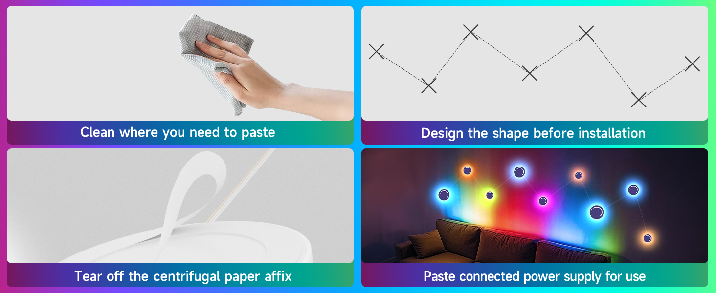 RGB DIY Smart Wall Light