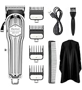 KEMEI 1977 Hair Clippers for Men Professional, Cordless Hair Trimmers Grooming Kit Wet/Dry Clippe...