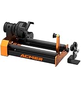 ACMER M4 Laser Rotary Roller, Laser Engraver Y-axis Rotary 360° Roller with 3-150mm Engraving Spa...