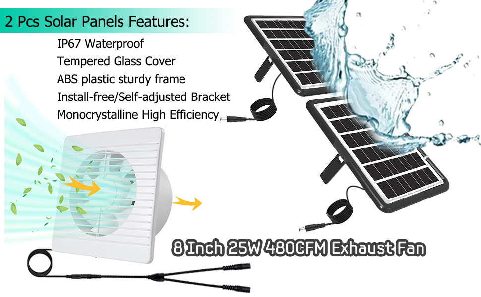 solar exhaust fan