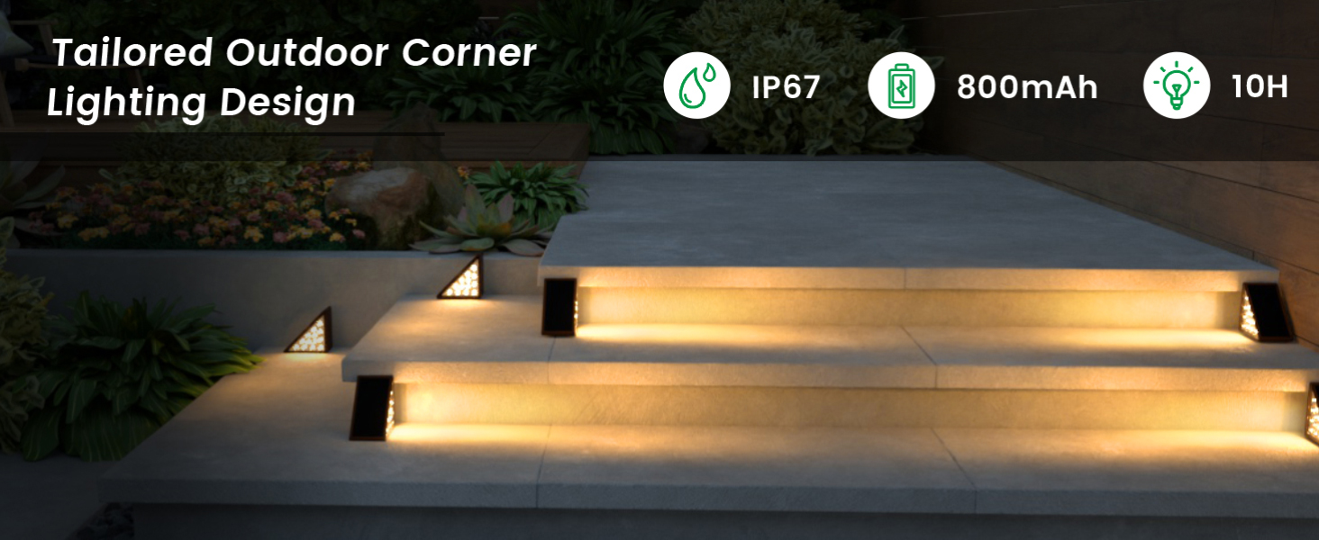 outdoor Solar Step Lights 