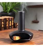 Handcrafted Mini Ceramic Chiminea Palo Santo Holder – Unique Incense Stick Burner for Meditation,...