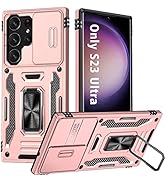ANNGELAS for Samsung Galaxy S23 Ultra Case - Shockproof Cases for S23 Ultra 5G - Built-in Slide A...