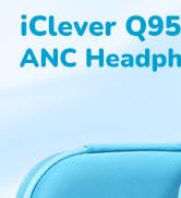 iClever Q950 Hearing Care Certified Noise Cancelling Headphones for Kids | SafeSound Tech 3.0, TÜ...
