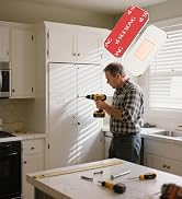 No-drill magnetic cabinet catch.