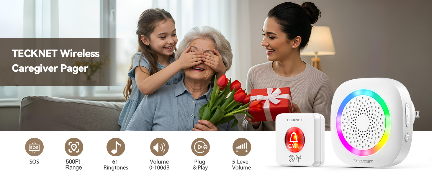 wireless caregiver pager