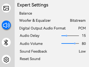 Go to your TV&amp;amp;#39;s Settings &amp;amp;gt; Sound &amp;amp;gt; Sound Output and select &amp;amp;#34;PCM&amp;amp;#34;