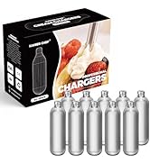N20 Whipped Cream Chargers - 10 Pack,8g Professional Nitrous Oxide Cartridges,Culinary Use Only,L...