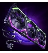 AsiaHorse Nyota Pro 120mm PC Fans ARGB PWM, Modular Daisy-Chain Design, Dual-Zone Asynchronous Li...