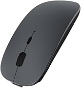 SUNGI Bluetooth Mouse,Wireless Slim Silent Mice USB Rechargable Mouse for iPad/MacBook/Tablet/PC/...