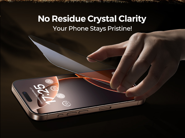 iPhone 16 Pro Max Screen Protector easy intallation