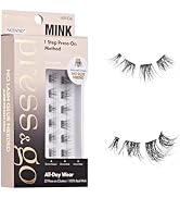 i-ENVY Press&amp;Go 100% Real Mink Self-Adhesive Eyelashes, No Glue Needed 22 False Lash Clusters, 1 ...