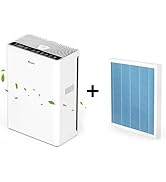 VEWIOR Air Purifier For Lager Room True HEPA Air Filter Cleaner with Sleep Mode 5 Timer 3 Speed A...
