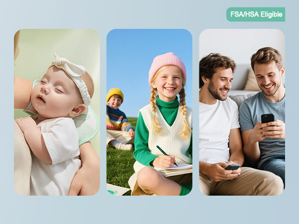 Synolmedic Thermometer for Kids and Adults,Baby Ear Thermometer Infrared Digital Thermometers