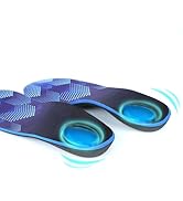 DARLIS Heavy Duty Support Pain Relief Insoles, 220+ lbs Plantar Fasciitis Arch Support Inserts fo...