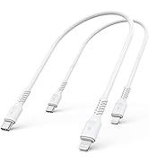 1ft USB-C to Lightning Cable Short, 2Pack USB Type C to Lightning Cable Fast Charging USB C to iP...