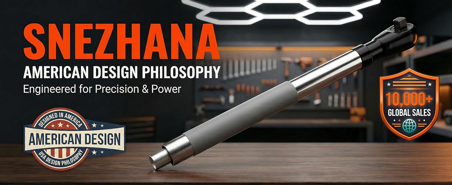 SNEZHANA Professional Ratchet: American Design, Engineered for Precision &amp;amp; Heavy-Duty Power.
